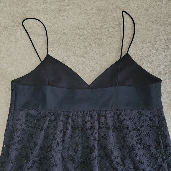 Club Monaco black lace babydoll top size 6 - Picture 8 of 13
